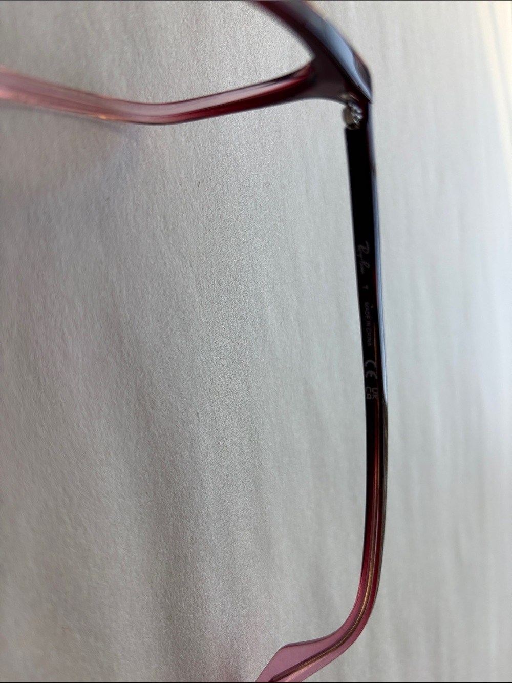 Ray-Ban RX5422 8311 Eyeglasses Pink & Red - Picture 4 of 4
